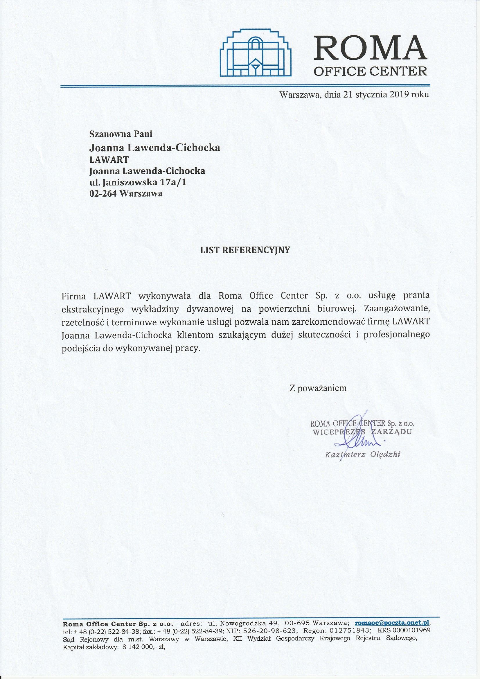Referencje