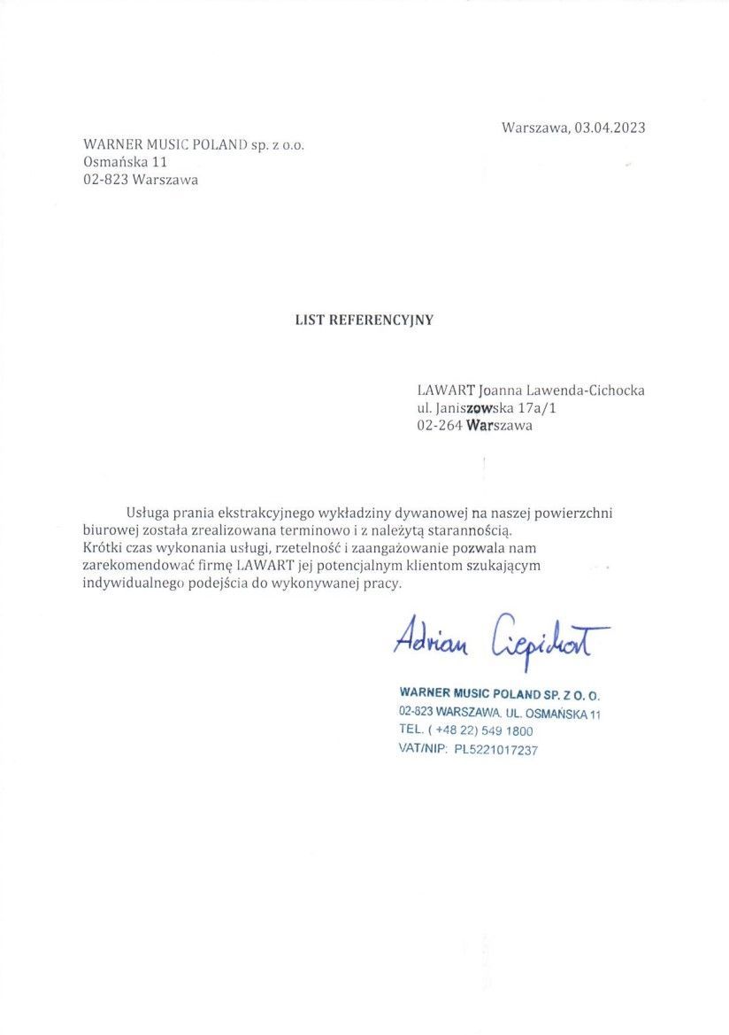 Referencje