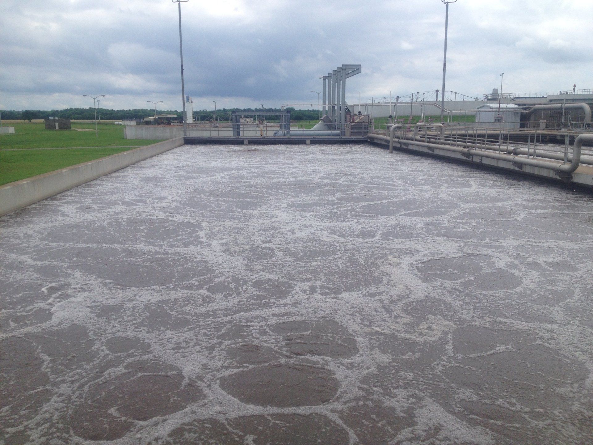 Aeration Basin for Water Treatment