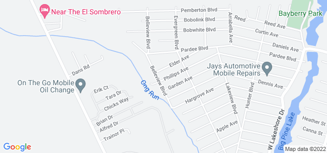 Map of business location