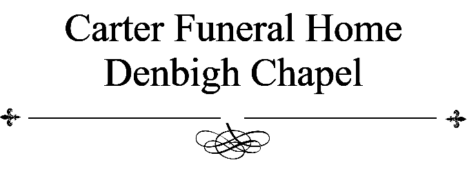 The logo for sample funeral home is shown on a white background.