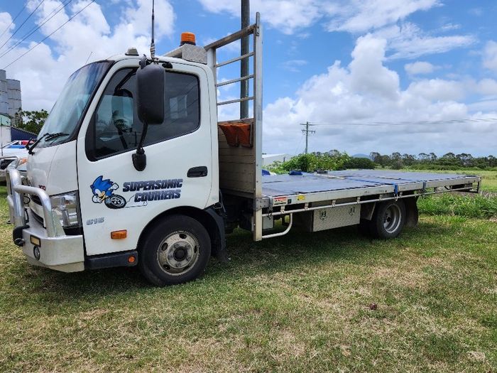Mining Machine Engine on the Truck — Supersonic Couriers In West Mackay, QLD