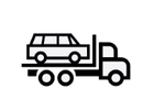 A Tow Truck is Carrying a Car — Supersonic Couriers In West Mackay, QLD