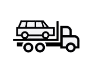 A Tow Truck is Carrying a Car — Supersonic Couriers In Moranbah, QLD