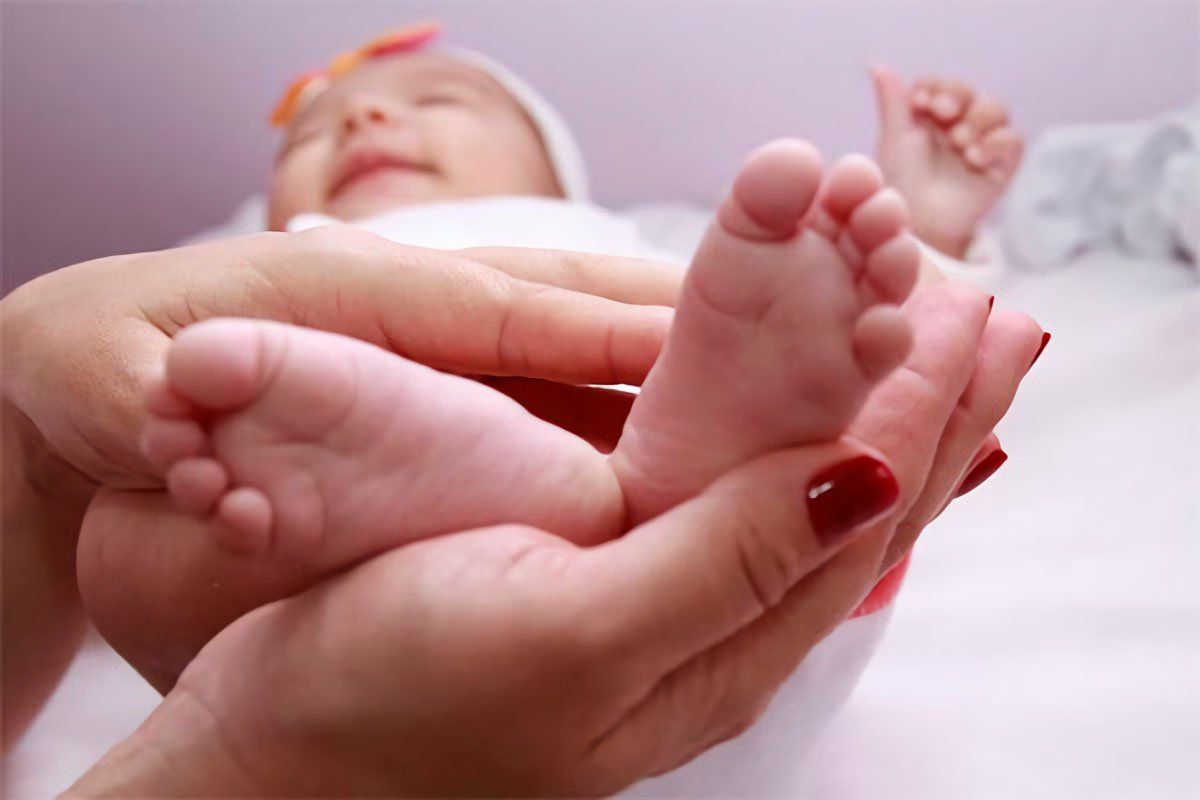 Recém-nascido nos primeiros dias de vida