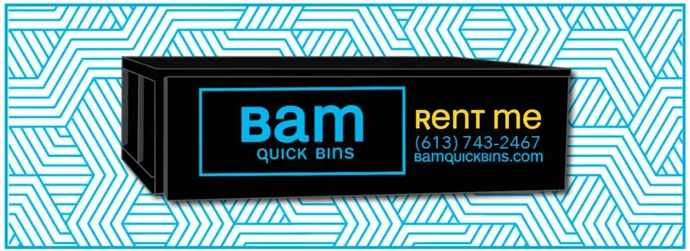 Black storage container with