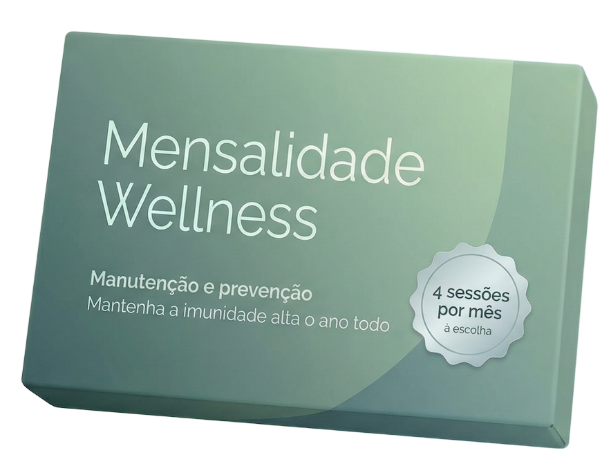 Um cartão promocional verde para um plano 