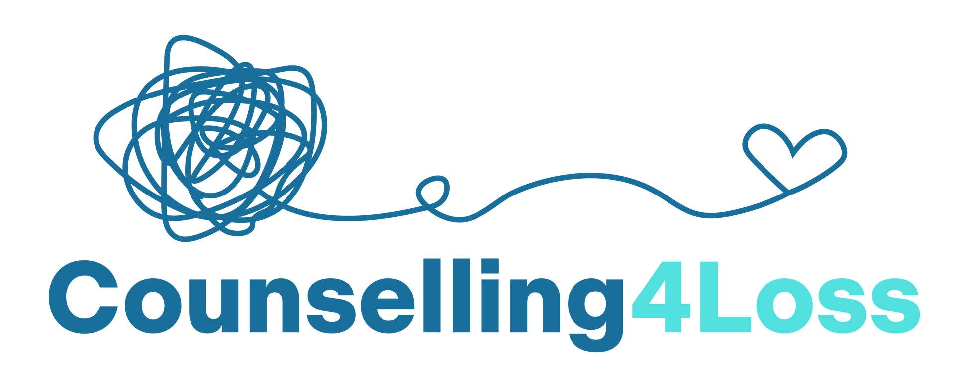 Counselling4Loss logo, representing care and connection