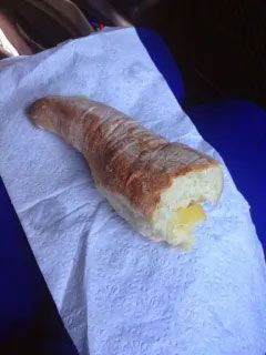 bread stick with local cheese inside