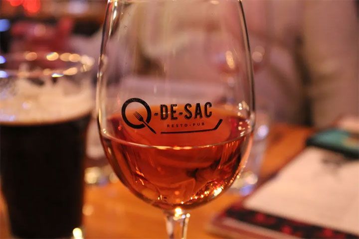 glass of wine