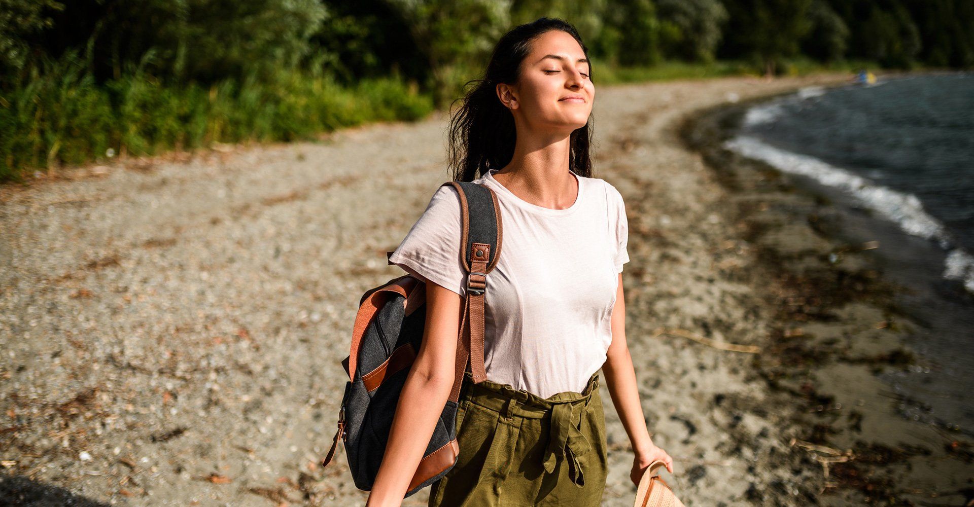 Woman at the Beach — Fort Gratiot, MI — Hamzavi Dermatology & Dermatology Specialists