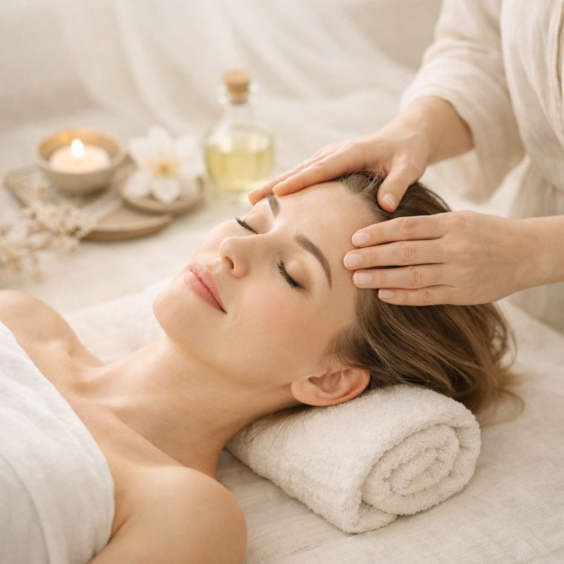 Hoofdpijnmassage