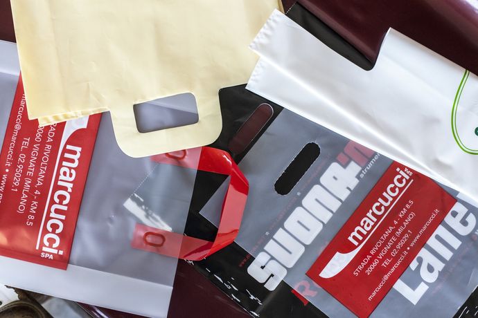 varie buste shopper personalizzate