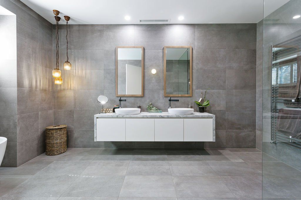 Spacious Bathroom — Rye, VIC — Quin Wyatt Building Designers