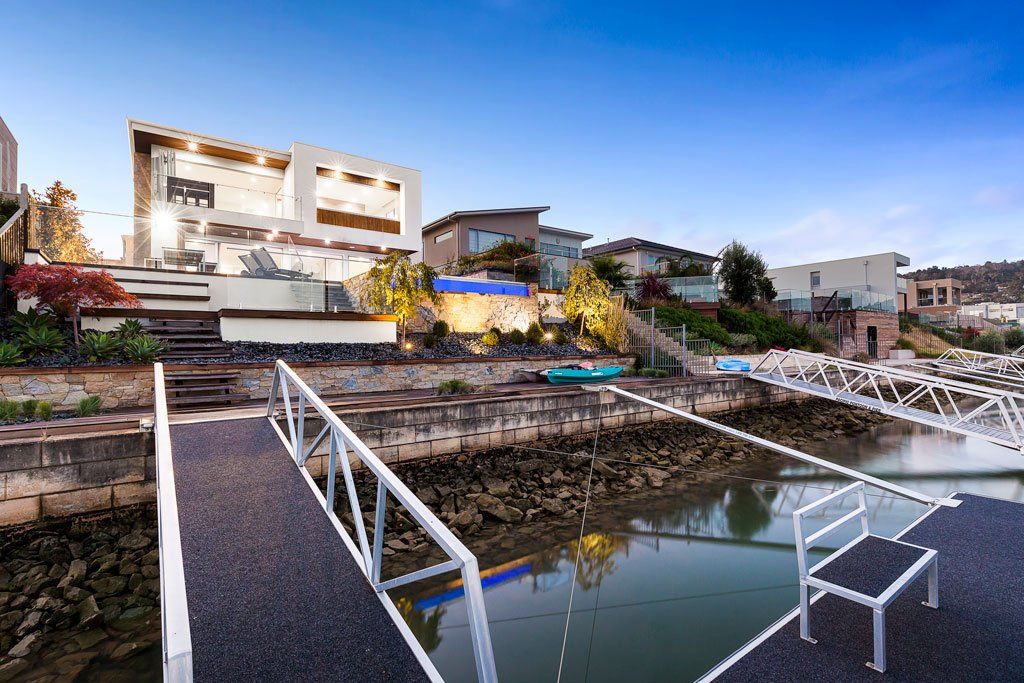 Exterior View From The River — Rye, VIC — Quin Wyatt Building Designers
