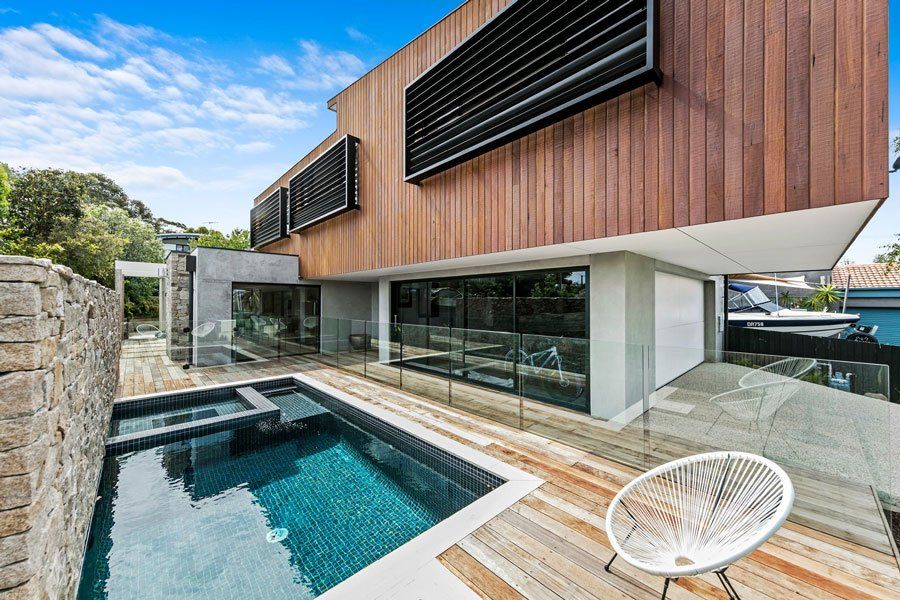 Beautiful Deck And Pool — Rye, VIC — Quin Wyatt Building Designers