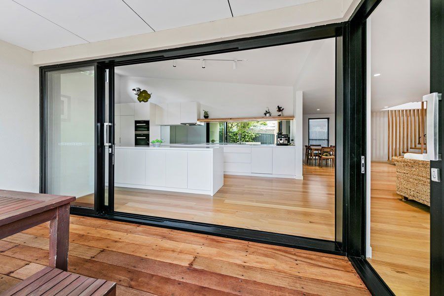 Siding Glass Door — Rye, VIC — Quin Wyatt Building Designers