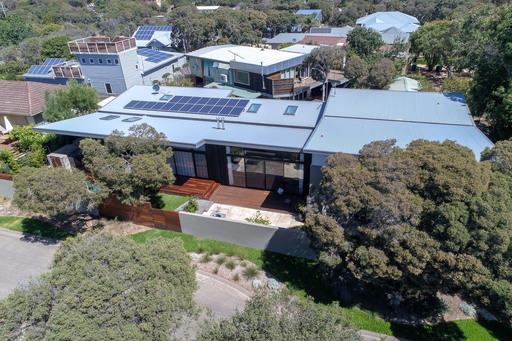 Aerial View Of A Huge House — Rye, VIC — Quin Wyatt Building Designers