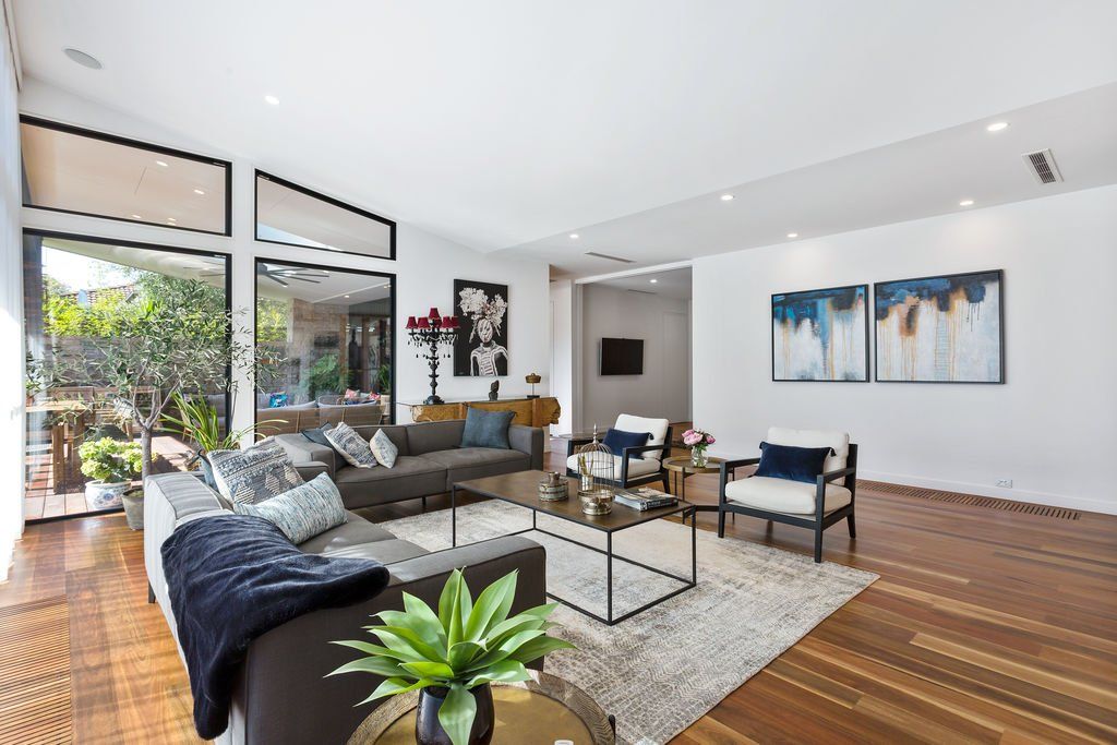 Living Room — Rye, VIC — Quin Wyatt Building Designers