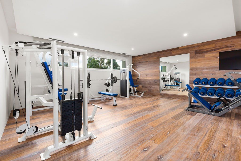 Gym Room — Rye, VIC — Quin Wyatt Building Designers