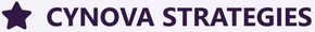 CYNOVA STRATEGIES logo with a purple star icon and bold dark text on a light background