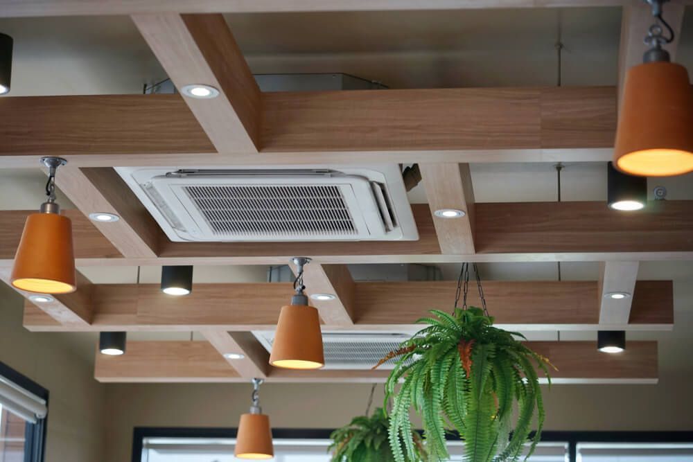 Air Conditioning on Ceiling — Electrical Services in Glen Innes, NSW