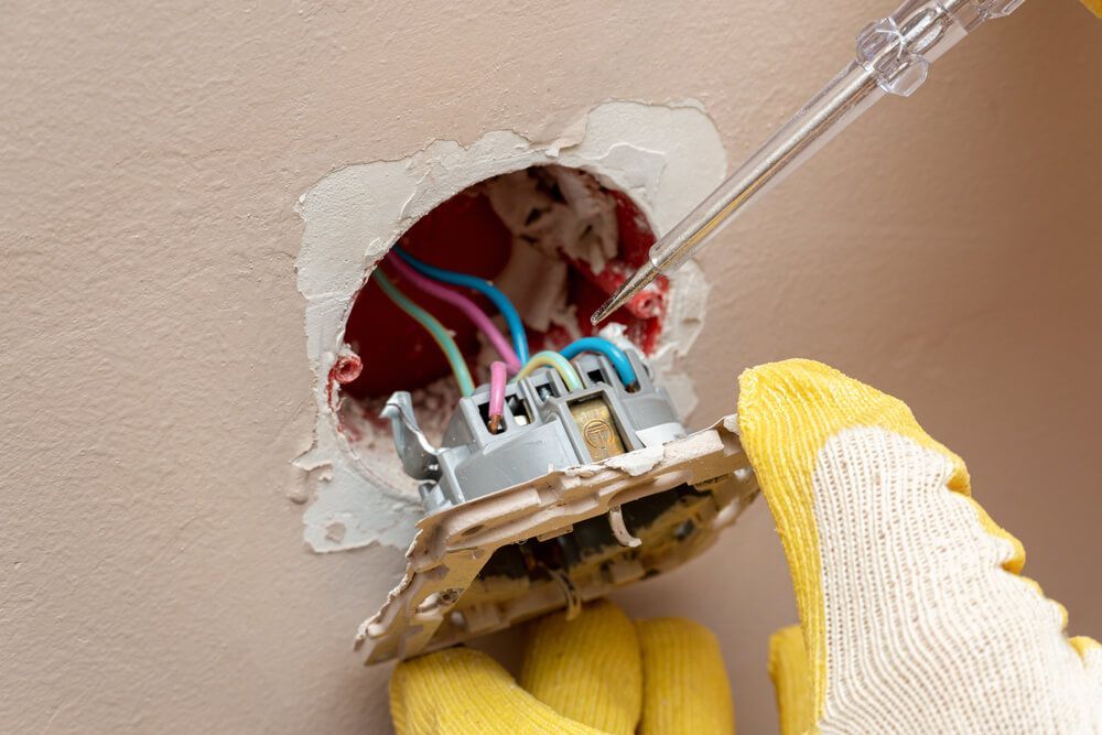Removing Power Socket — Electrical Services in Walcha, NSW