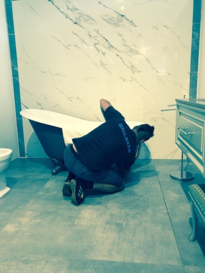 Installazione vasca