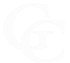 Faint white outline of interlocking letters G and C on a light background