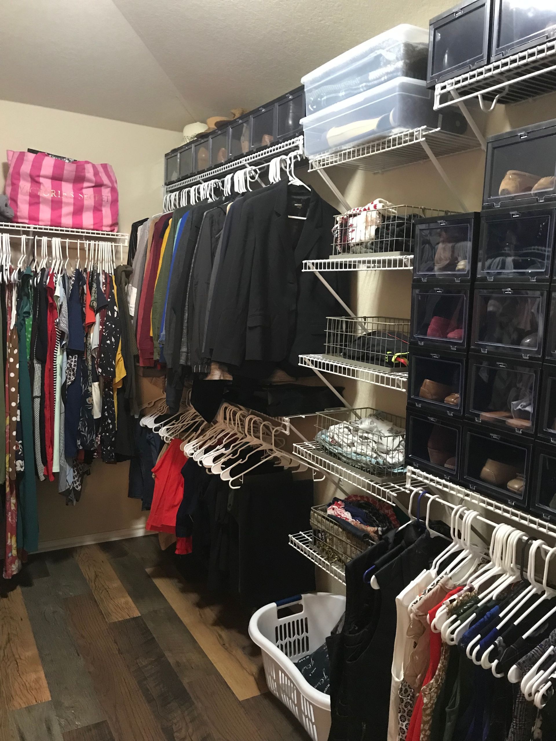 Closet after The Spruce Goose organized