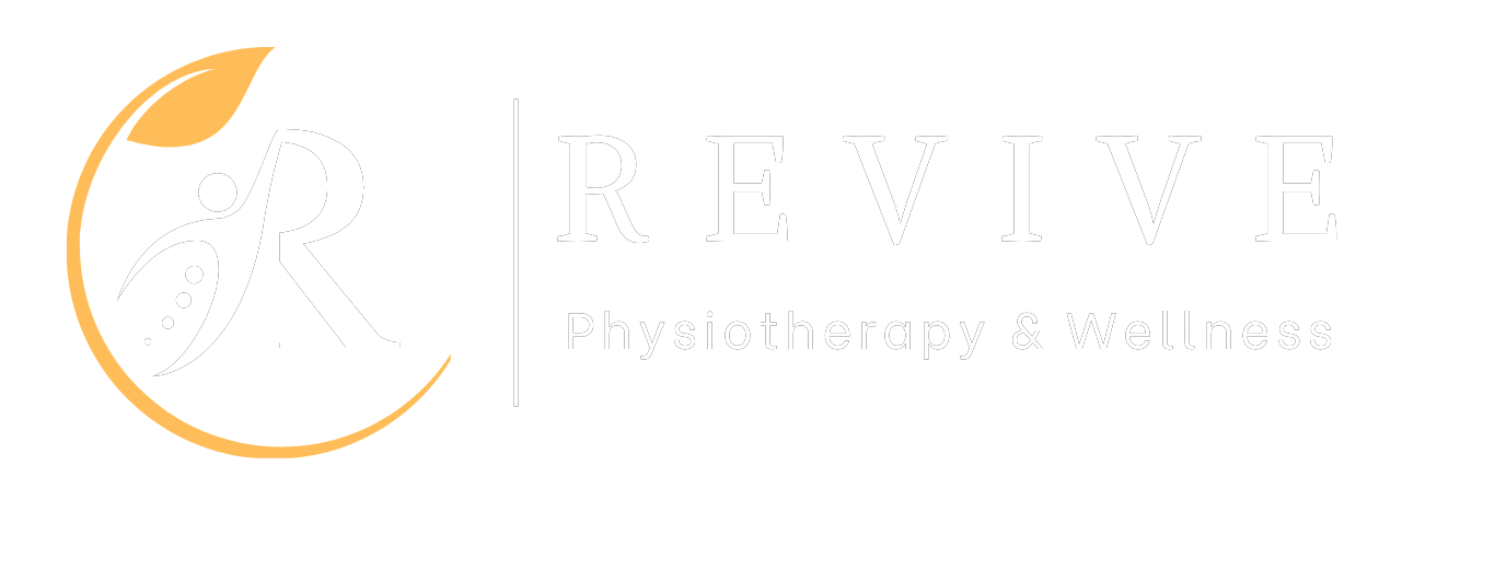 Revive Physio and Wellness White Logo Transparent bg