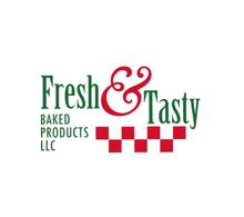 A logo for fresh & tasty baked products llc