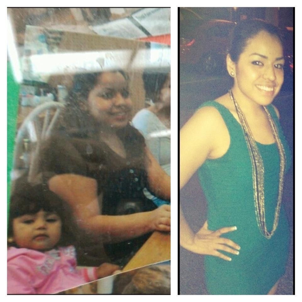 Before and after transformation.