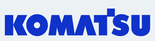 Blue Komatsu logo 