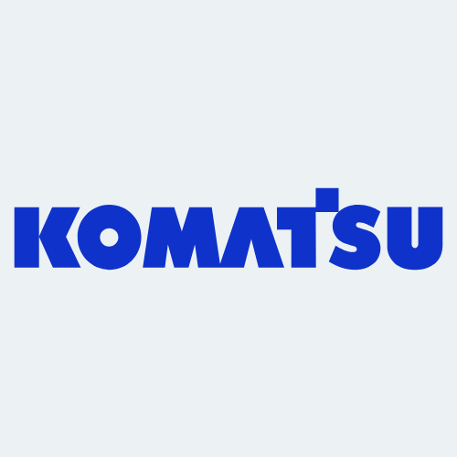 Blue Komatsu logo 