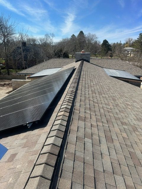 Architectural asphalt shingle roof installed on a Wisconsin home in 2026