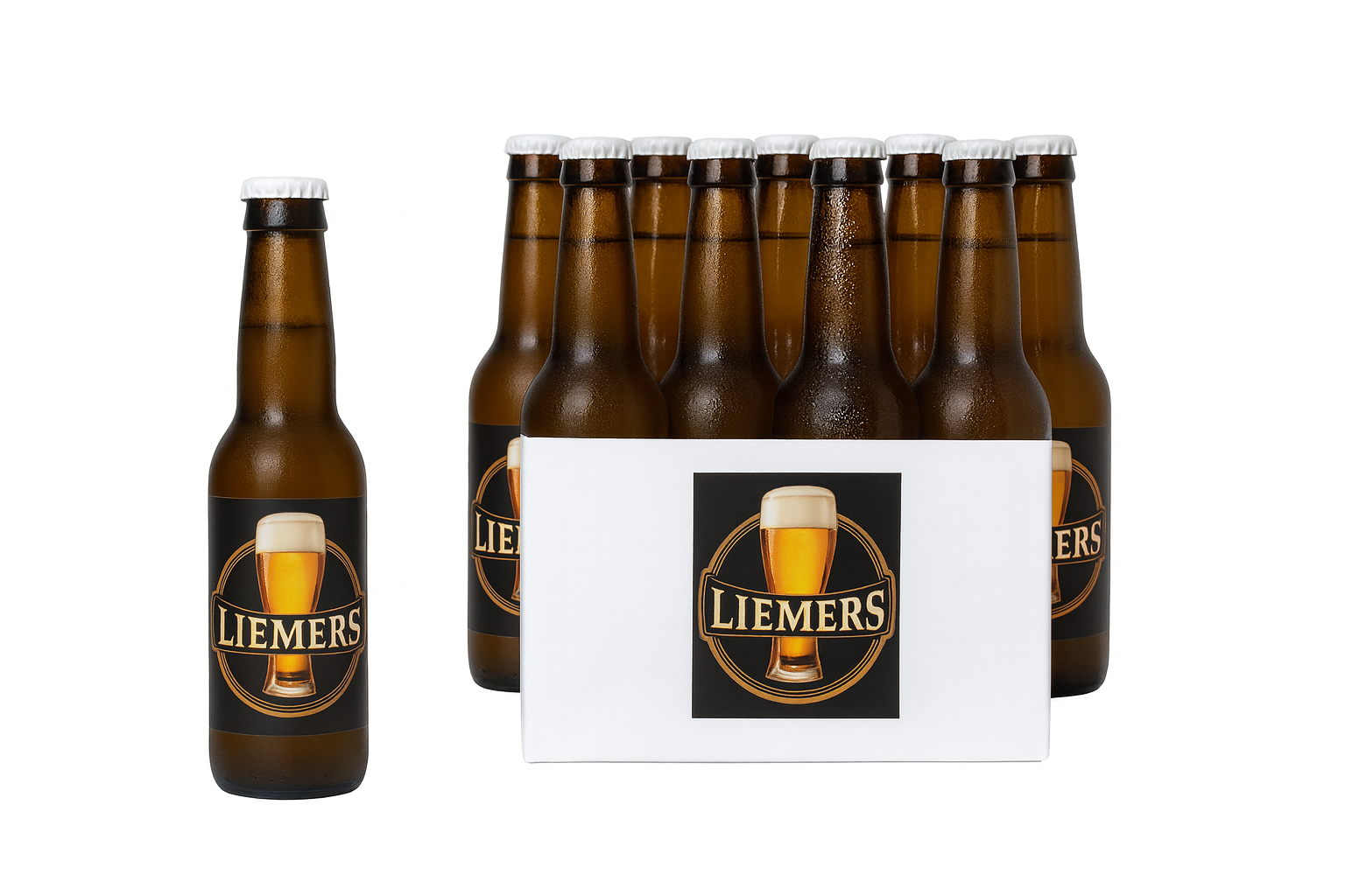12x Liemers Wit  + 1 Liemers Wit Glas