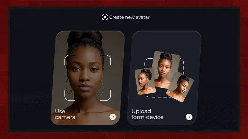 Screenshot of Avaturn section showing the linking of your existing account or create a personalized avatar