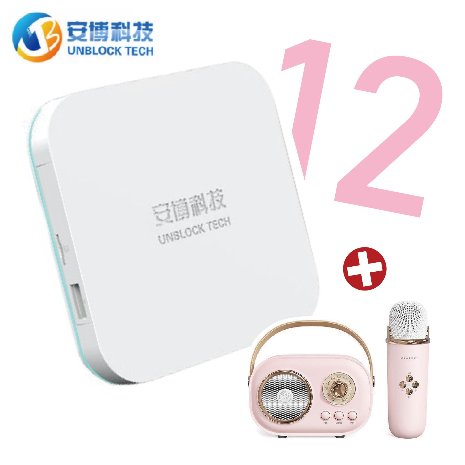 【攜帶式無線K歌音箱】安 博盒子機皇 第十二代12 PRO MAX (X20)安博電視盒台灣版4G/64GB  純淨版 安博科技
