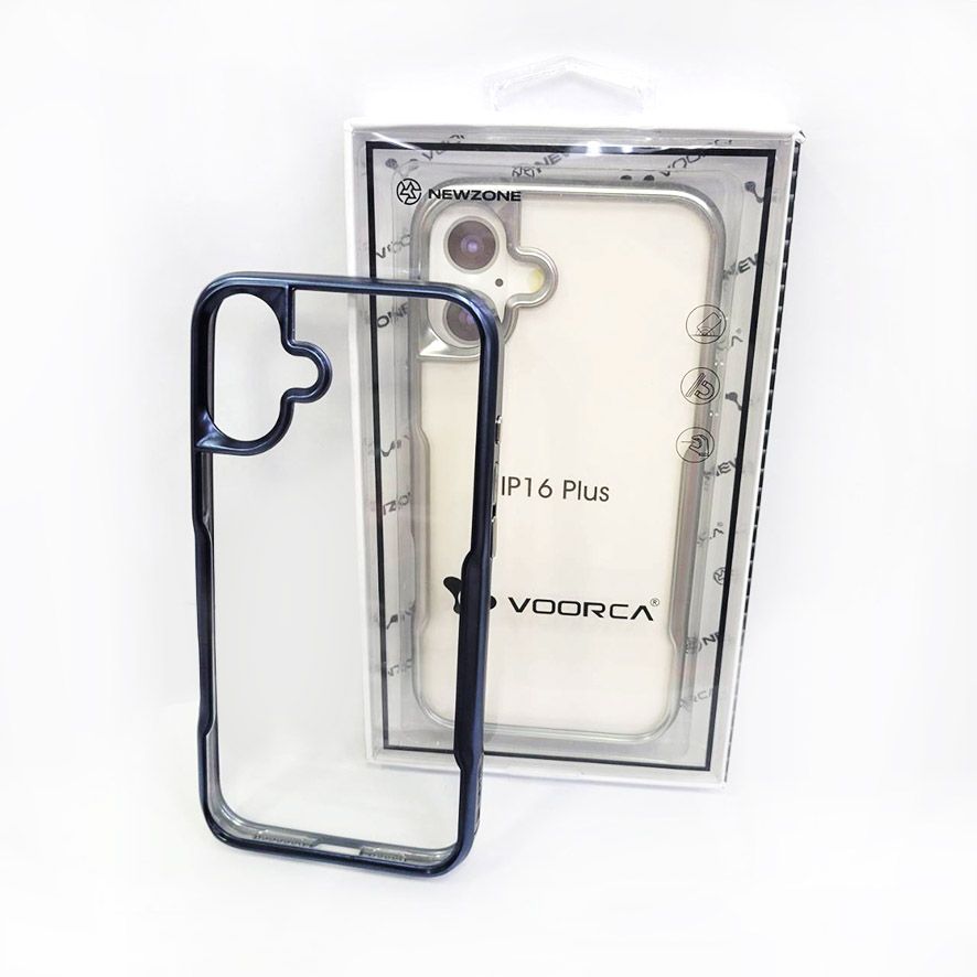 VOORCA IPhone 16系列 炫彩鈦框 軍規防摔殼(硬)透明保護殼 手機殼 保護套 透明背板