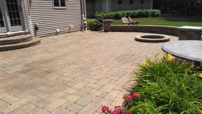 Beautiful Landscape bricking installed in Mapleton, IL - Beal Landscaping