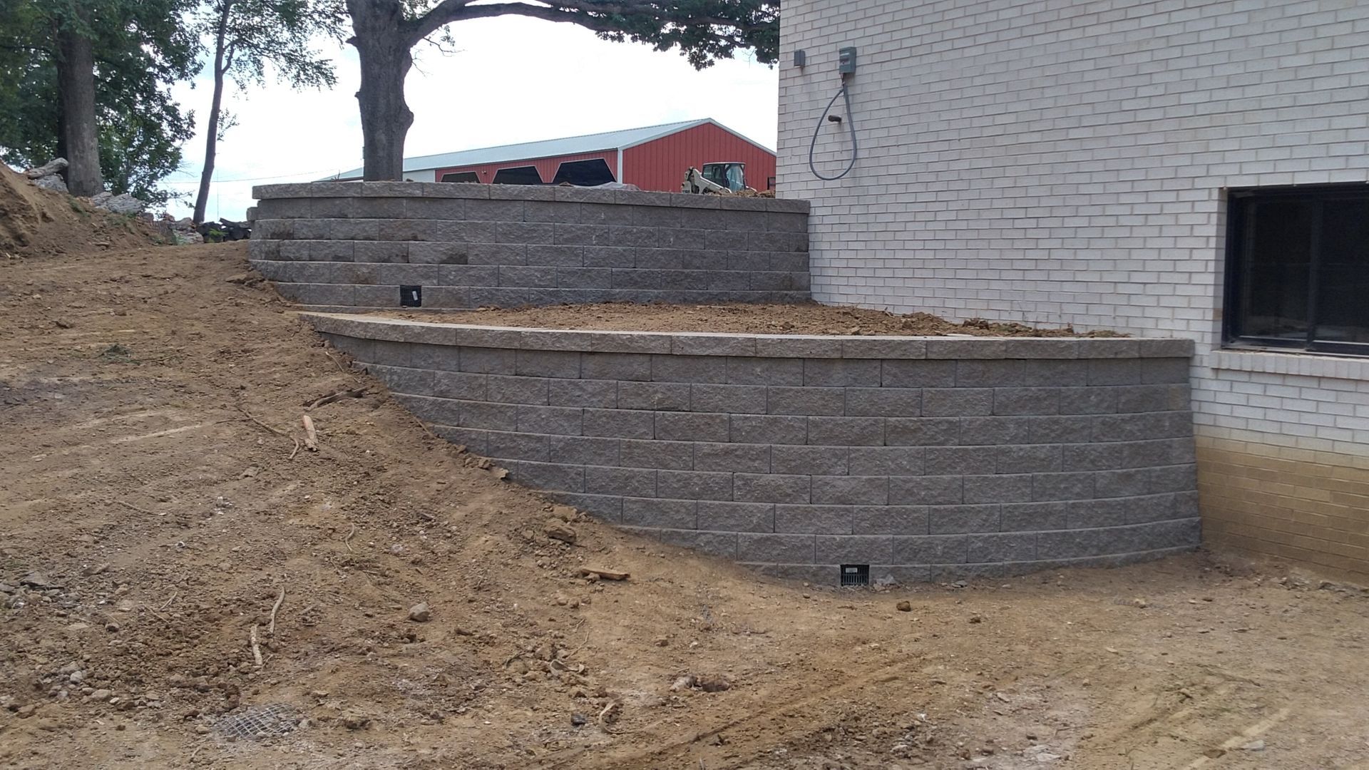 Beautiful Landscape bricking walkway installed in Mapleton, IL - Beal Landscaping