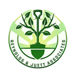 Green tree logo in a shield with “Reynolds & Juett Associates” text around the circle