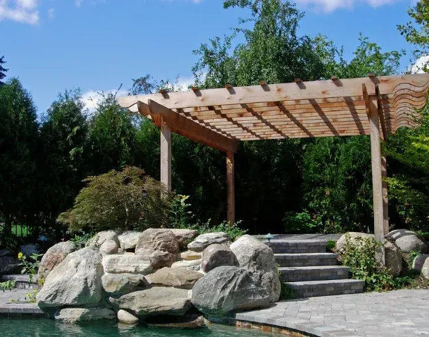 backyard pergola west bloomfield mi