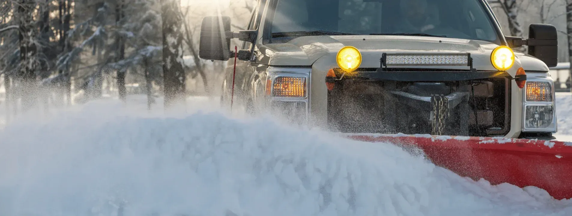 commercial snow plowing in west bloomfield mi