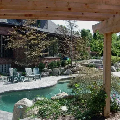 west bloomfield mi backyard water feature