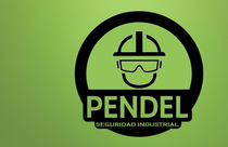 Logotipo negro de seguridad industrial con un icono de trabajador y la palabra 