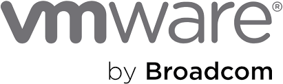 Logotipo de VMware de Broadcom. Texto
