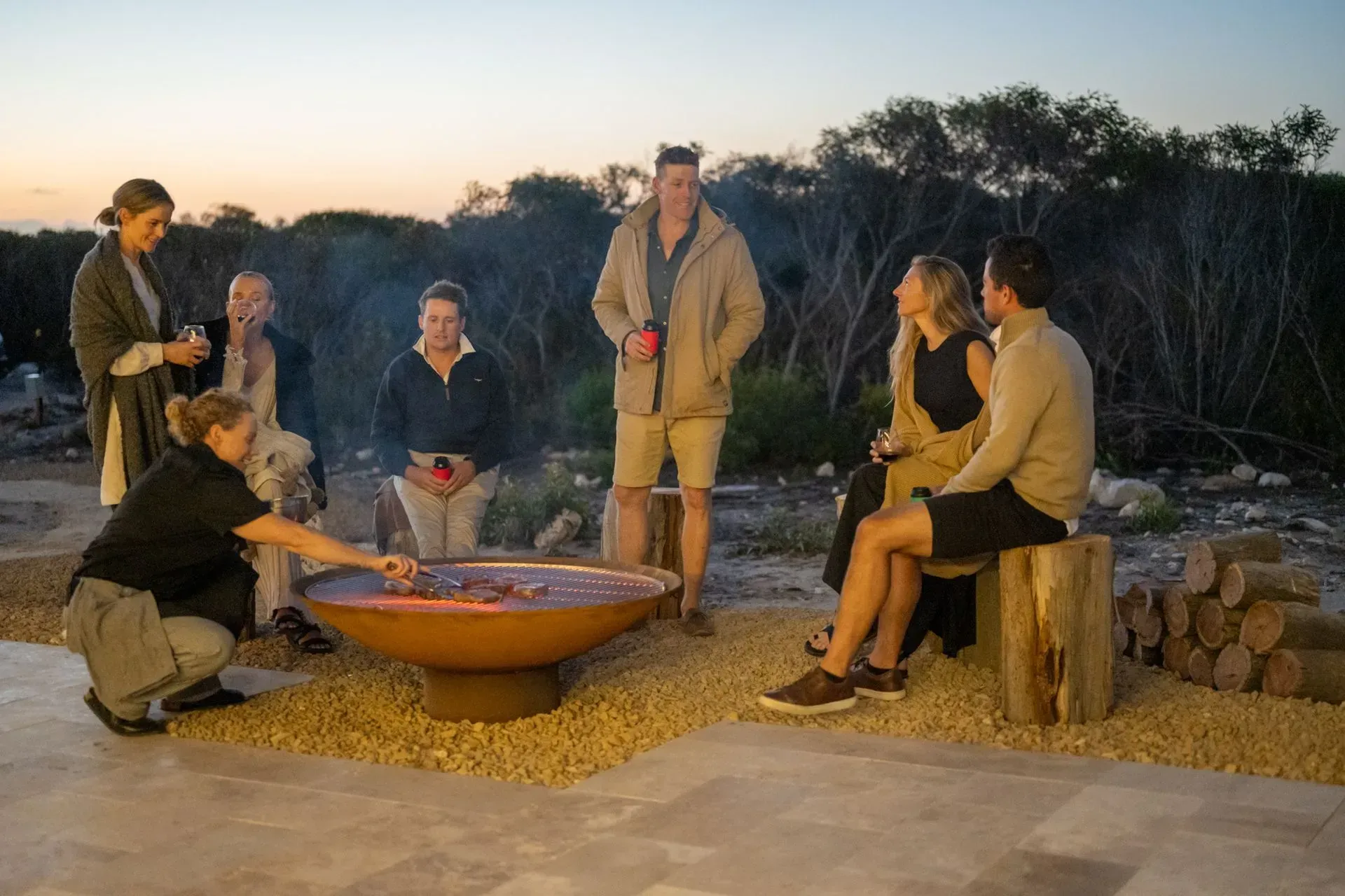 Relax around the Fire Pit at Immerse