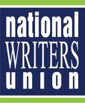 A blue and green logo for the national writers union